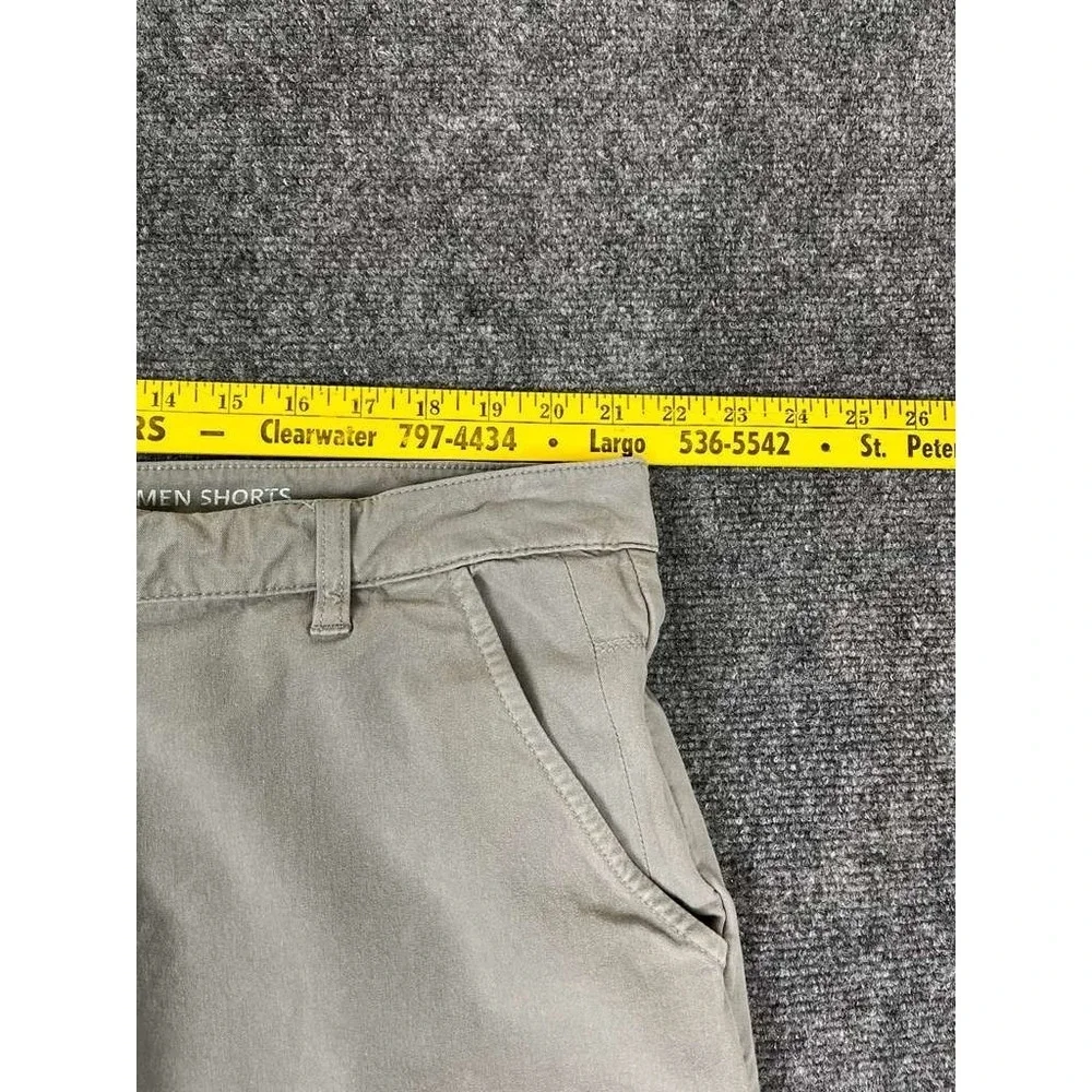 Mugsy Jeans Damen Shorts Mens 42 Green Stretch Chino Casual 8 Inch Inseam Summer